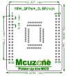 MPA_QFP64_0.8Pitch编程座，支持XMEGA A3系列和AVR MEGA64/128等QFP64引脚器件