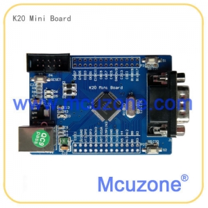 K20Mini系统板，基于Freescale Kinetis MK20DN64VLH5，QFP64封装，50MHz Cortex-M4