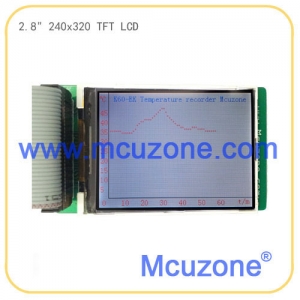 2.8寸240*320分辨率TFT LCD，总线接口，带电阻触摸屏和转换芯片