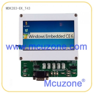 MDK283-EK_T43开发板，Freescale i.MX283，454MHz ARM926EJ-S，LCDC，EMAC，12bitADC，5xUART wince linux QT