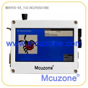 MDK32905-EK-T43-OV2640开发板 N32905U1DN 标配UCOS 4.3寸液晶屏,200万像素摄像头 内置DDR
