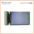 2.8寸240*320分辨率TFT LCD，总线接口，可选配触摸屏