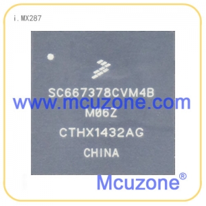 i.MX287, 454MHz ARM926EJ-S, 内置PMU, LCD, 双以太网, 双CAN, USB OTG HS, UART×5, 12位ADC
